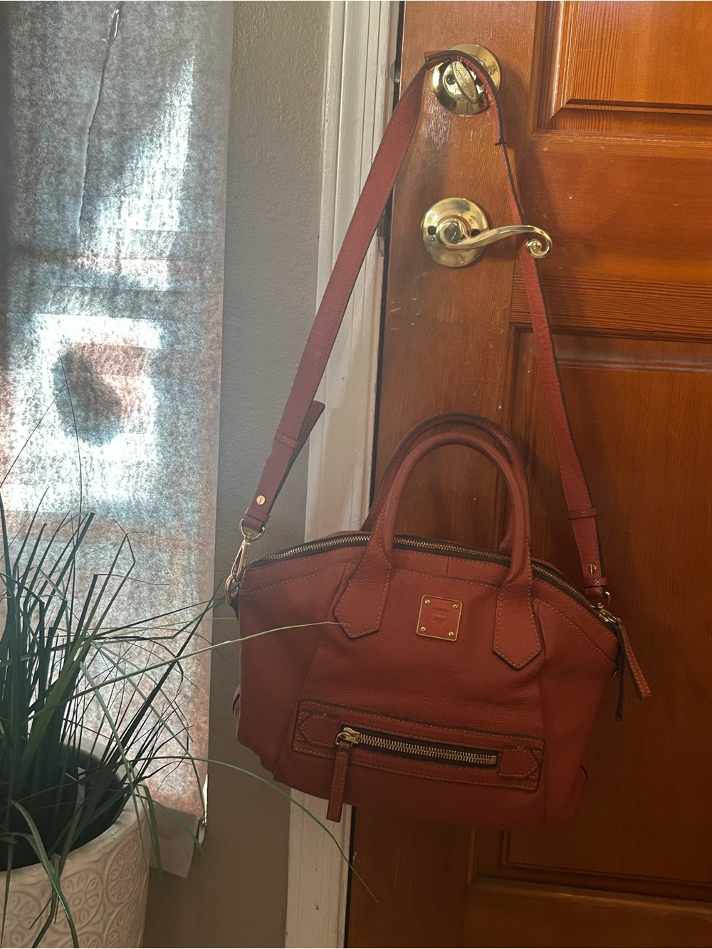 MCM Orange shoulder/ crossbody leather - Picture 7 of 14